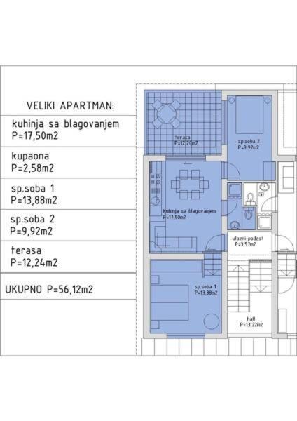 Apartments Rebac Муртер Екстериор снимка